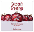 Big Square Group Ornaments Christmas Labels